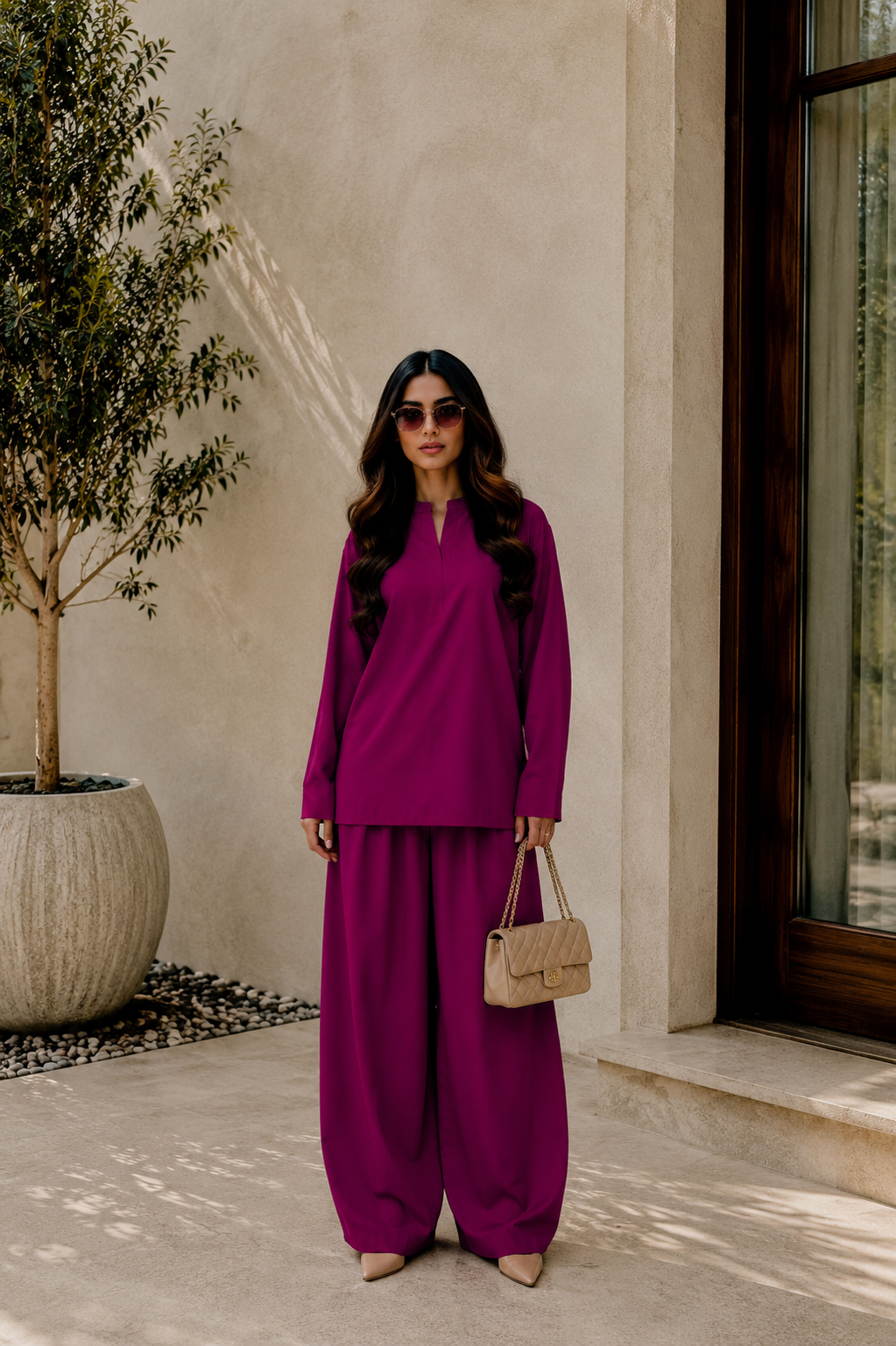 Plum co-ord