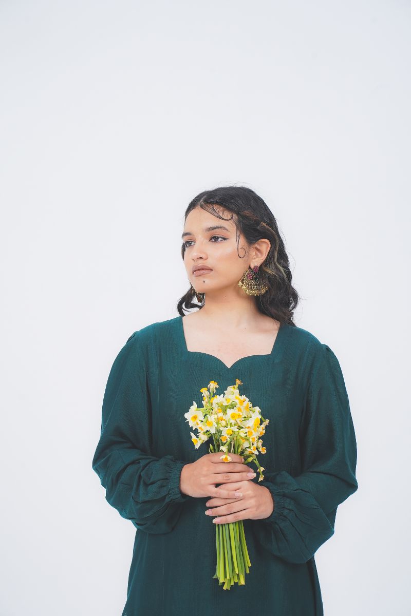 Emerald Cotton Suit