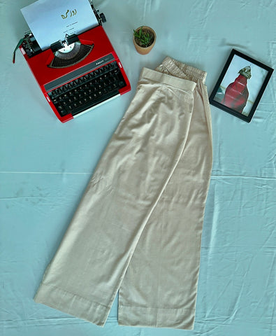 Beige Lawn Culotte