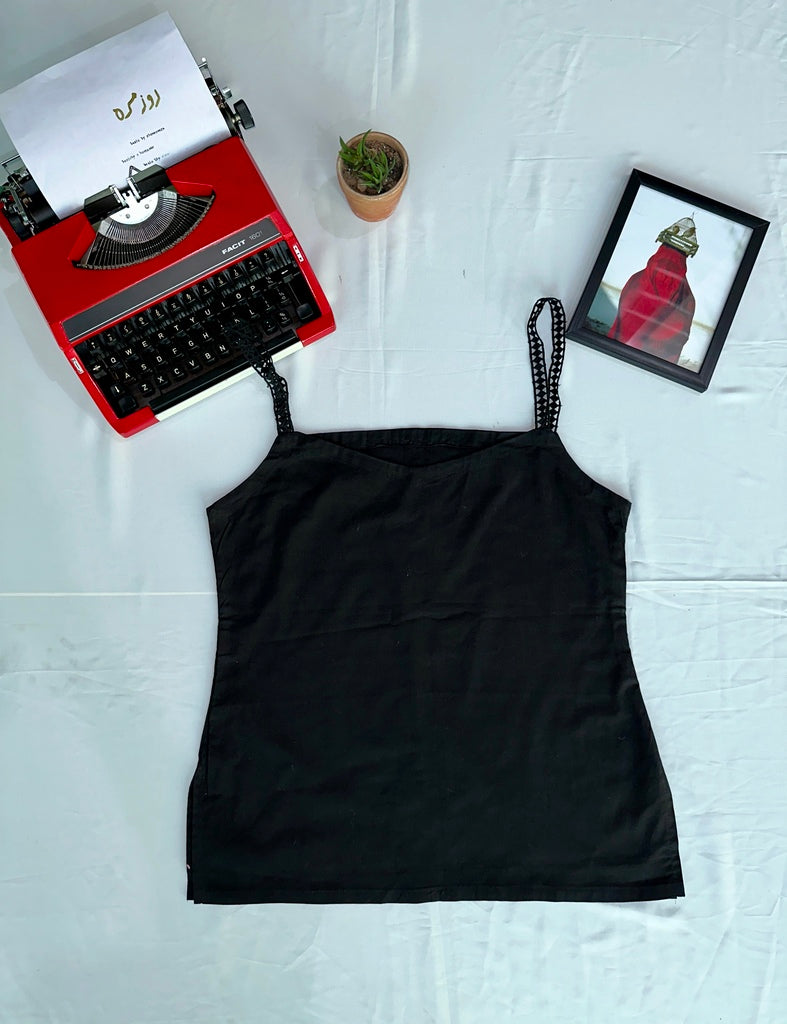 Black Lawn Camisole