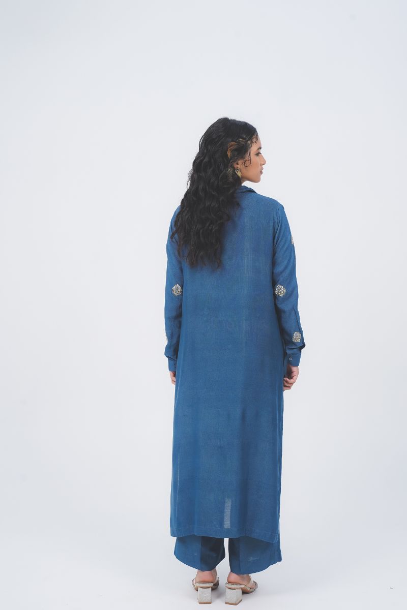 Sapphire Cotton Suit