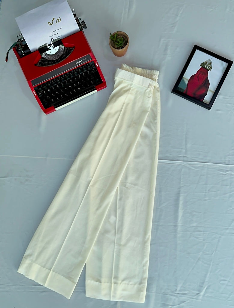 Off White Lawn Culotte