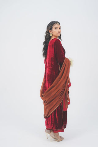 Maroon Velvet Melody