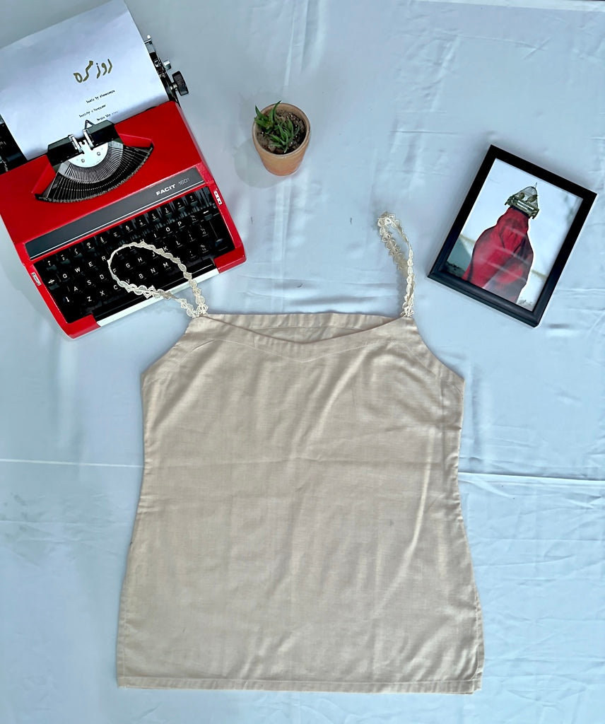 Beige Lawn Camisole