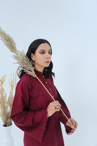 Karandi Loose Fit Kurta