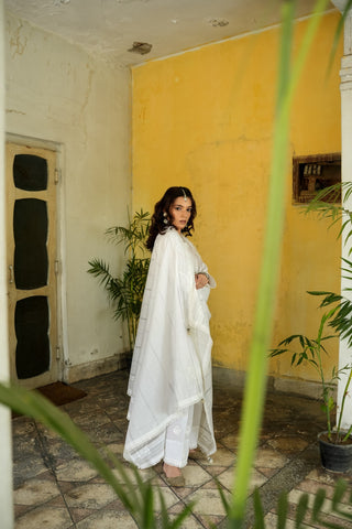 Ethereal Whisper Block Print Suit