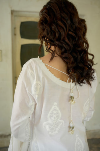 Ethereal Whisper Block Print Suit