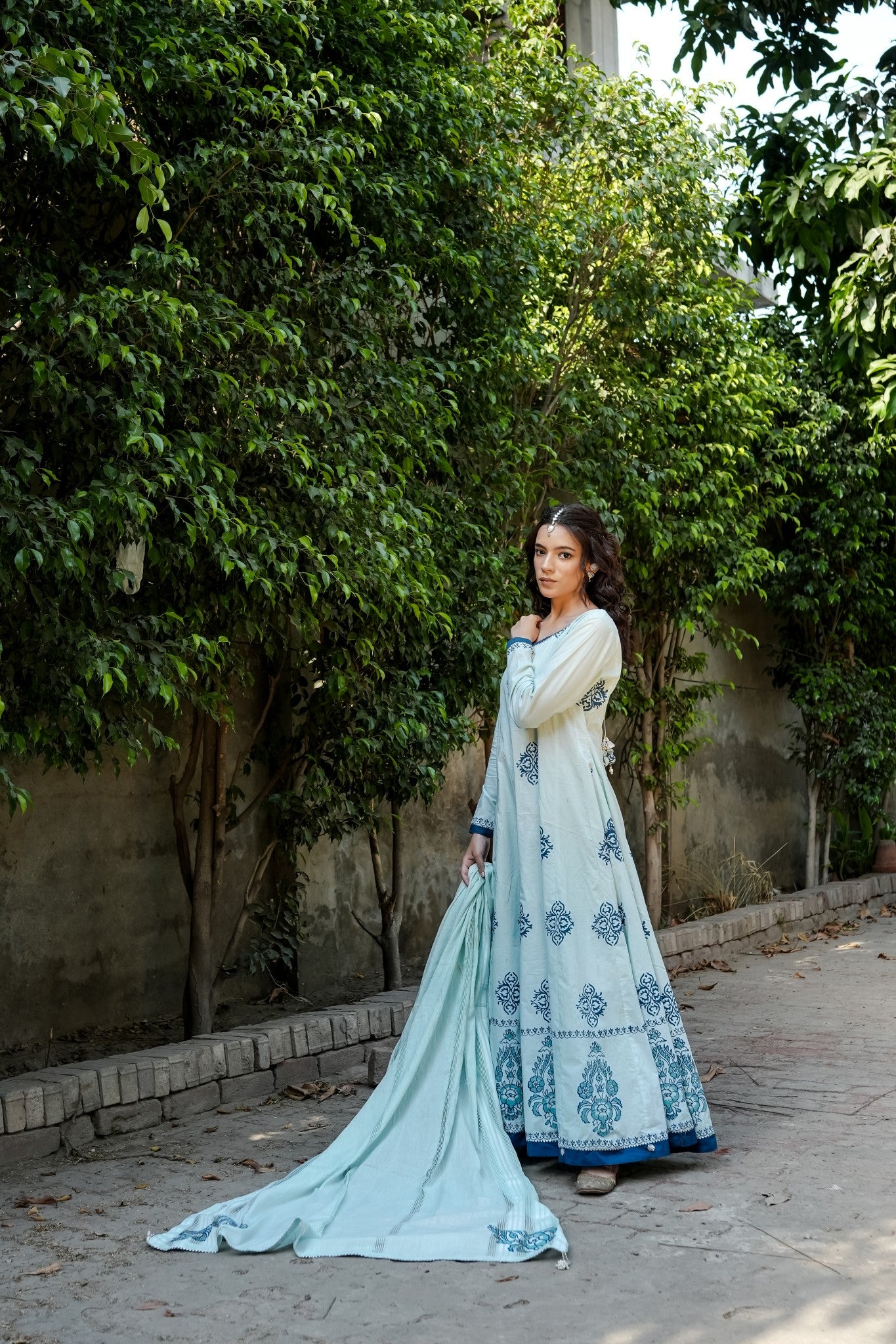 Ocean Breeze Lawn Suit