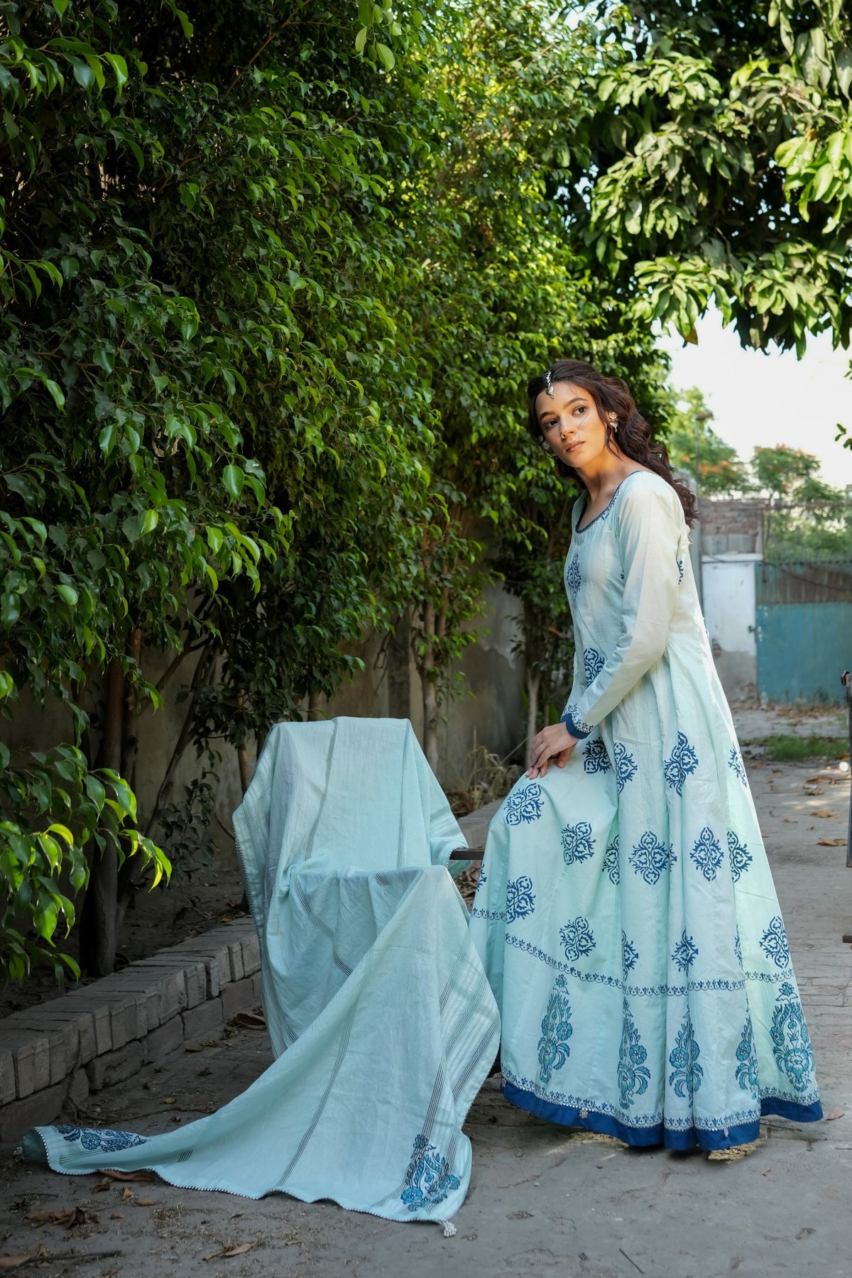 Ocean Breeze Lawn Suit