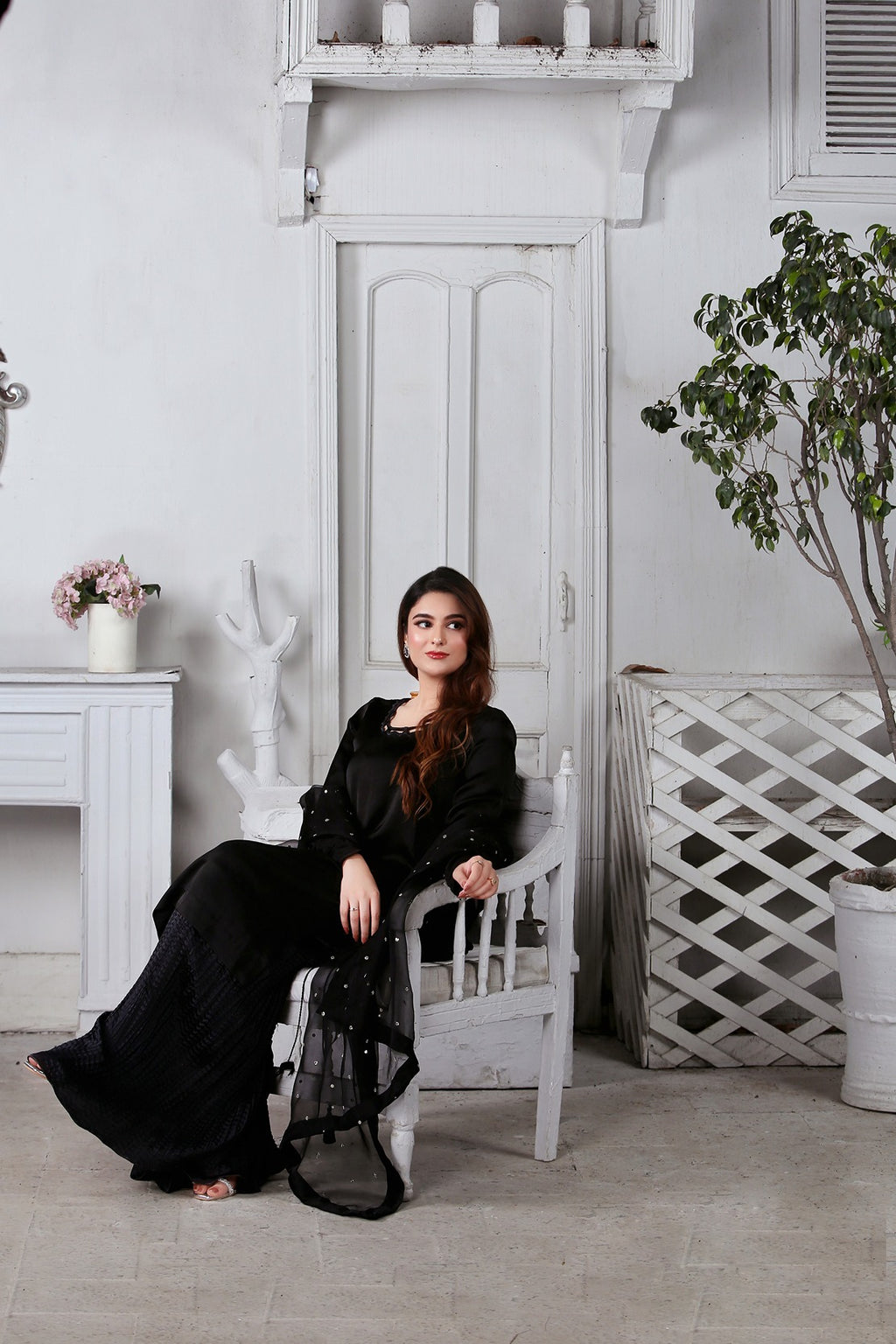 Black Pure Korean Raw Silk