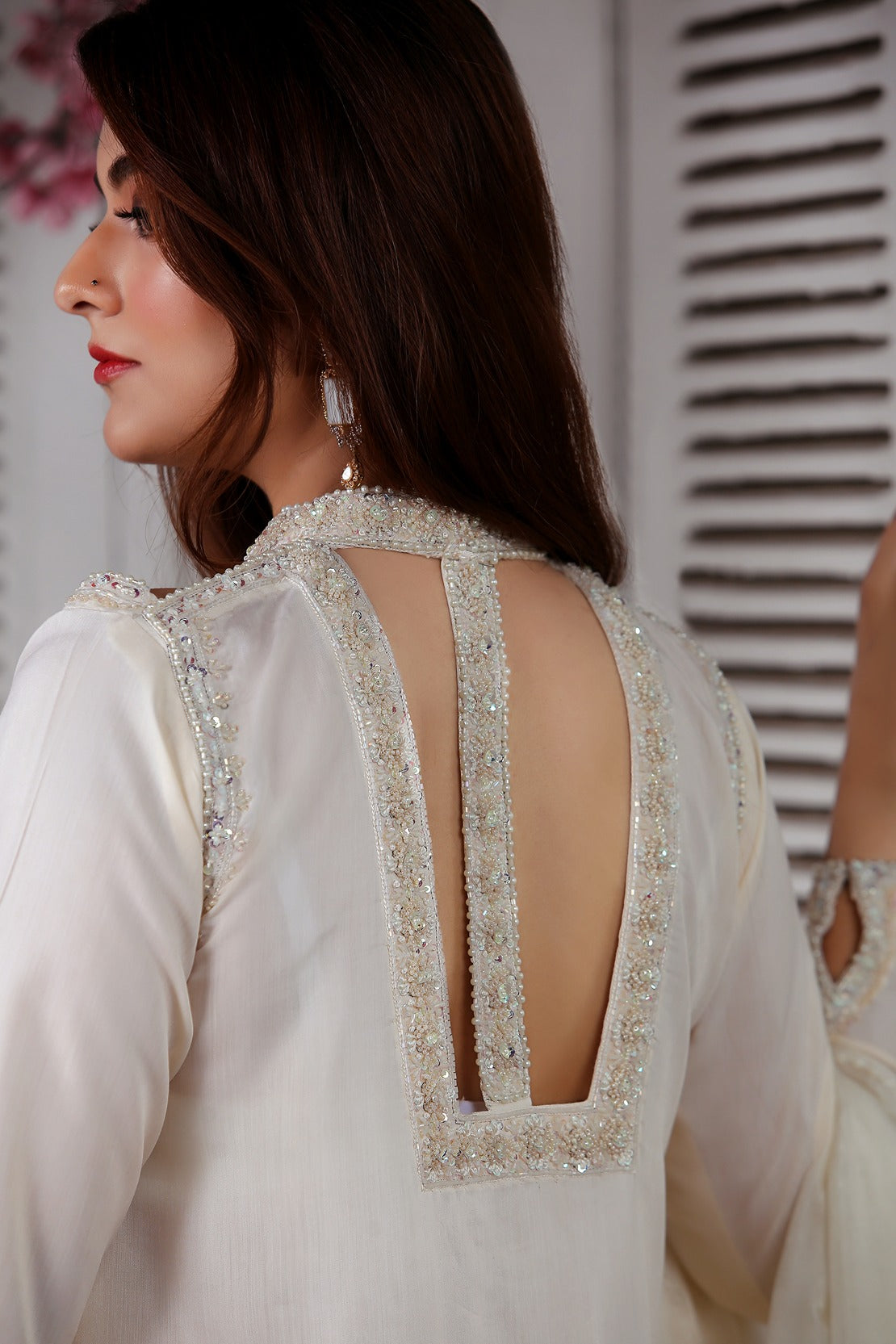 Ivory Coloured Luxurious Viscose