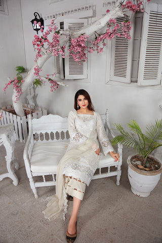 Chicken Kari Embroidered Suit